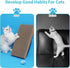 AGYM 5 Packs Cat Scratcher, Durable & Premium Recyclable Cardboard Scratching Pad for Indoor Cats, Large Size