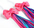 Kids' Bicycle Bowknot Streamers, Scooter Handlebar Tassel for Boys Girls, Blue Purple