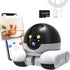 OROMVO Pet Camera, 1080p Security Camera for Home, Movable Robot Pet Cam Indoor