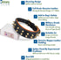 Genuine Leather Spike Dog Collar | Full Grain, Heavy Duty for Medium, Large, XL Breeds (1.75" Wide, Black)