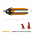 Trimmers 5.75, Fiskars Pet Large Nail Clippers, Cat and Dog Nail for Grooming, Pet Supplies with Semi-Circular Blade