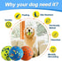 Mankoda 3'' (3 Pack) Dog Balls, Dog Tennis Balls for Aggressive Chewers, Durable Teething Chew Toys & Floating Water