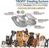 Lixit Ergonomic Bowls for Dogs with Long Ears (Coral, Large)