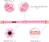 Lionheart Glory Dog Collar, Pink with Flower, Cute Floral Pattern Adjustable Collar for X-Small Dogs