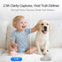 CINMOORE 2.5K 2.4GHz 2-Way Pet/Dog Camera with Speaker/Phone App, No-Monthly-Fee AI Person/Pet/Cry Detection Security