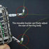 LSYZFPSTARS 3 Pack 8-Loop Stainless Steel Crab Trap - Cylindrical Crab Snare with Glove & Lead Sinkers, Suitable