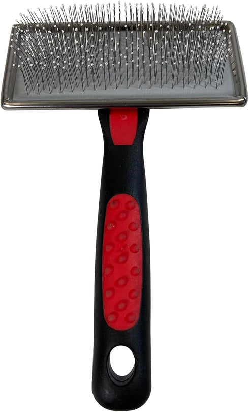 Ryan's Pet Supplies Paw Brothers Soft Flat Slicker Brush for Dogs, Gentle Grooming Brush for Small & Medium Dogs