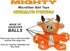 MIGHTY Microfiber Ball Duck – Made with Squeaker Balls, Minimal Stuffing, Strong & Tough, Interactive Play Dog Toy