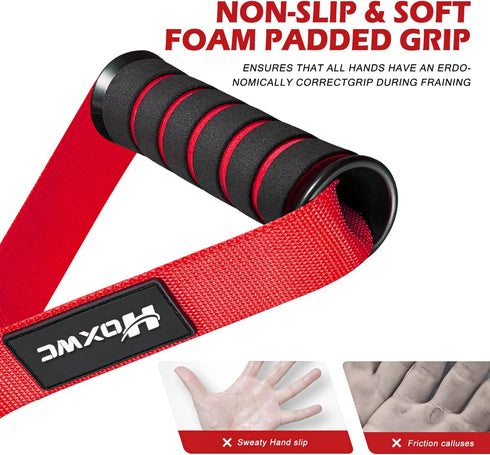 Gym Equipment Cable Attachments - Replacement Fitness Equipment for Strength Trainer, Heavy Duty Cable Machine Handles