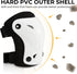 SKT HP Protective Gear for Adults, Knee Pads, Elbow Pads, Wrist Guards for Inline Skating and Biking