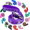 EcoBark Reflective Dog Leash, 4 FT / 5 FT / 6 FT, Eco-Bright with Padded Handle for Small and Medium Dogs (Purple)