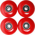 FREEDARE Skateboard Wheels 52mm and Bearings, Spacers Installed 92A Street Wheels Skateboards Tricks(Pack of 4)