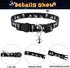 Weewooday 4 Pieces Halloween Skull Cat Collar Breakaway Kitten Collars with Bell, Adjustable Outfit with Skull Patterns
