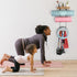 Yoga Mat Holder Accessories, Wall Mount Organizer with 4 Hooks, Storage Rack for Foam Roller, Towel, Yoga Mats