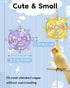 2 Pawfly Pcs Bird Toys for Parakeets, Colorful Spinning Wheel Chew Toys, Interactive Spinner Rattle Parrot Toys