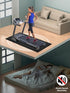 Mat,70"x32",6mm Treadmill Thickness Foldable Exercise Equipment Mat for Carpet Hardwood Floors, Compatible with Walking