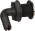 Seachoice 90-Degree Thru-Hull Connector, Fits 3/4 In. ID Hose, 1-3/8 In. Max Hull, White