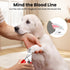 PETTOM Professional Pet Nail Clipper, Stainless Steel Claw Trimmer for Small Medium Dogs Cats, Red