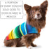 Handmade Dog Poncho by Baja Ponchos from Authentic Mexican Blanket (Blue, X-Large)