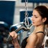 Veemoon 1pc Dual Grip Tricep Chain Pulldown Bar Attachment - Extension Cable Wrist Trainer for Gym Exercise Fitness