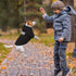 Waoduld Hole,Cozy Dog Sweaters,Security Dog Hoodie,Warm Brushed Fleece Sweatshirt with Hood & Pocket,Leash Cold Weather