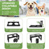 Elevated Dog Bowls for Medium Large Breed Dogs, 4 Height Adjustable Raised Bowls Stand, 2 Stainless Steel Bowls