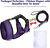 Chicken Harness Hen Size with 5.5-Foot Matching Belt, Comfortable Medium Size for Chicken Duck or Goose