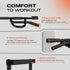 Yes4All Heavy Duty Pull Up Bar for Doorway, Solid Multi-Grip Bar for Home Gym/Doorway Pull Up
