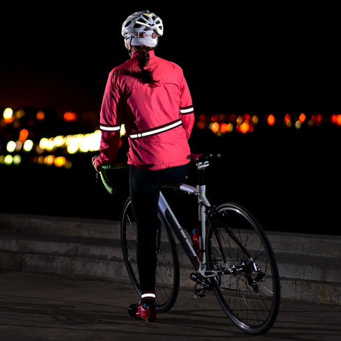 Reflective Belt Bands - High Visibility Safety Reflector Tape Gear, Apply to Cycling Running Night Walking(24x1.6 Inch, Light Yellow)
