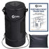 TioTie Boat Trash Can with 5.5in PVC Cross Opening, Large 26" Marine Garbage