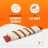 8 Count GOOD 'N' FUN Triple Flavor Wraps with Beef Tendon Chews, High-Protein Dog Treat for All Adult Dogs, Made