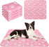 BEAUTYZOO 4 Pack Washable Pee Pads for Dogs, Reusable Puppy Pads for