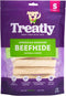 American Sourced Beefhide Chip Rolls, 5-6" Dog Chew Treats, Natural Flavor, 18 Count/1 Pack