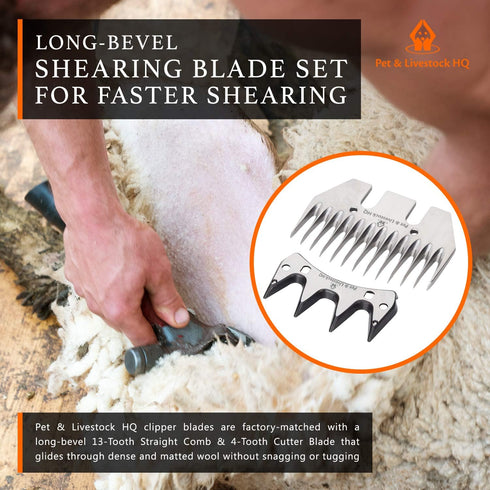 6 Sheep Shears Heavy Duty with Adjustable Speeds - Professional Electric Clippers Farm Livestock - Shearing Machine