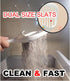 Large Cat Kitty Litter Box Poop Pooper Scoop with Holder, Sturdy Durable, Light, 1+2+1pcs, White