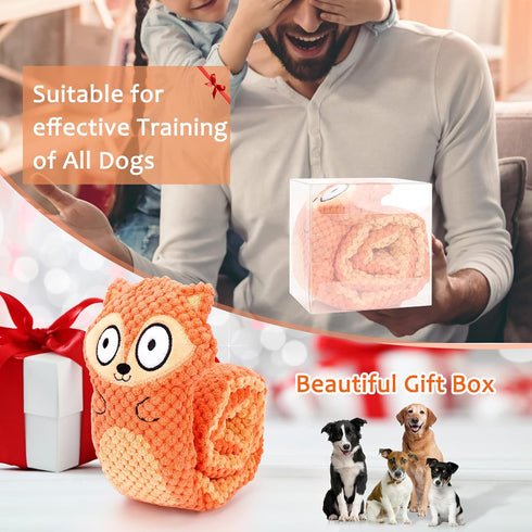 Squeak Dog Puzzle Toys for IQ Training, Snuffle Toys for Puppy Foraging Instinct