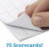 75-Pack Bridge Scorecards, | Replacement Score Sheet Tally Pads | Must-Have Accessories for Game Night | Classic