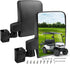 No Drilling Universal Golf Cart Side Mirrors, Fit EZGO, Club Car, Yamaha, ICON, Star, Zone - Large HD Folding Mirrors