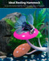 Uniclife Betta Mushroom Hammock - Soft Aquarium Rest Bed with Suction Cup, 2 Pack