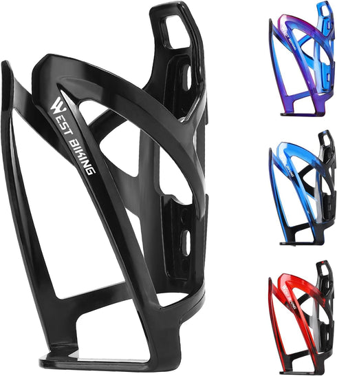 West Biking Ultra-Light Bike Water Bottle Cages, Durable PC Bicycle Bottle Holder with Screws Tool for Cycling