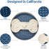 Puzzle Feeder Slow Feeder Dog Bowl with Lick Mat and Puzzle Inserts - Non-Slip Base, Adjustable Speed Design