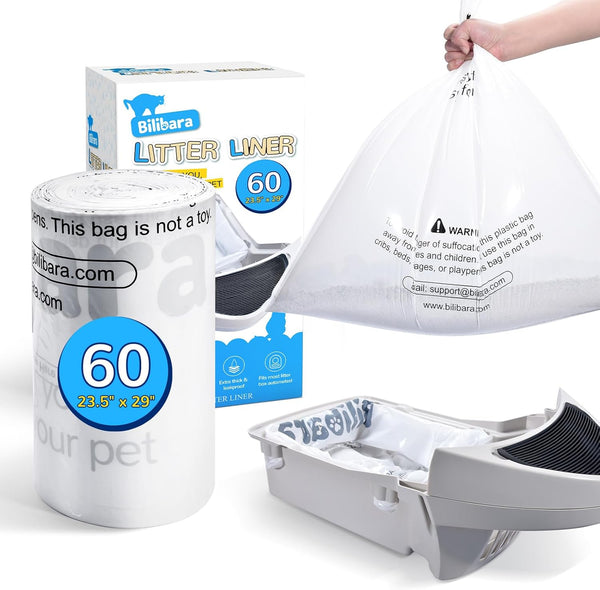 Litter Box Liner Bag Compatible with Cat litter Box 3 and 4,