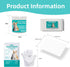 LEOARWE 3-in-1 Pet Wipes Kit for Dogs & Cats - Pet Cleaning Gloves, Ear Cleaner Finger Wipes & Body Wipes