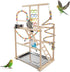 Bird Playground, Parrots Playstand for Small to Medium Birds, Perch Stand with