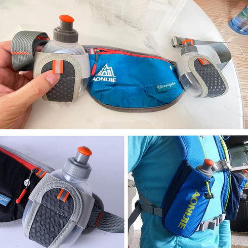 Running Water Bottles Flask, Azarxis BPA Free Leakproof Hydration Vest Packs Waist Belt Replacement for Triathlon