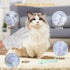 Pet Grooming Glove, Gentle Deshedding Brush Glove, Enhanced Five Finger Design for Dog & Cat with Long & Short Fur