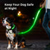 LED Light Up Dog Leash 3 Lighting Modes USB Rechargeable, High Visibility Up to 400 Yards Safety Glow in The Dark Dog Leash for Large Medium Small Pets