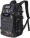 MOSISO 30L Tactical Backpack, Military Daypack with USA Flag Patch & USB Charging Port, Night Camouflage