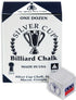 Silver Cup Chalk, White, 12-Piece Box