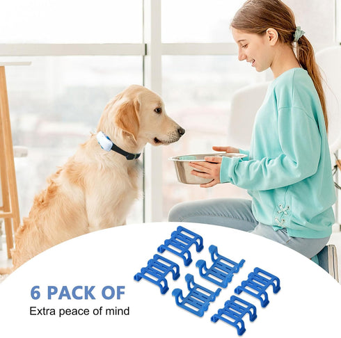 SGEOYPIL Pack 6 GPS Tracker for Dogs Rubber Clip Compatible with Tractive GPS Pet Location Tracker Replacement